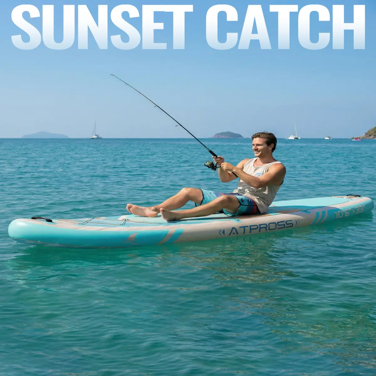 Summervibes Pro 10'6'' Inflatable Stand Up Paddle Board - Extra Wide 400Lbs Capacity, Anti-Slip Deck, Complete Premium Accessories Kit - Perfect for Yoga and Fishing!