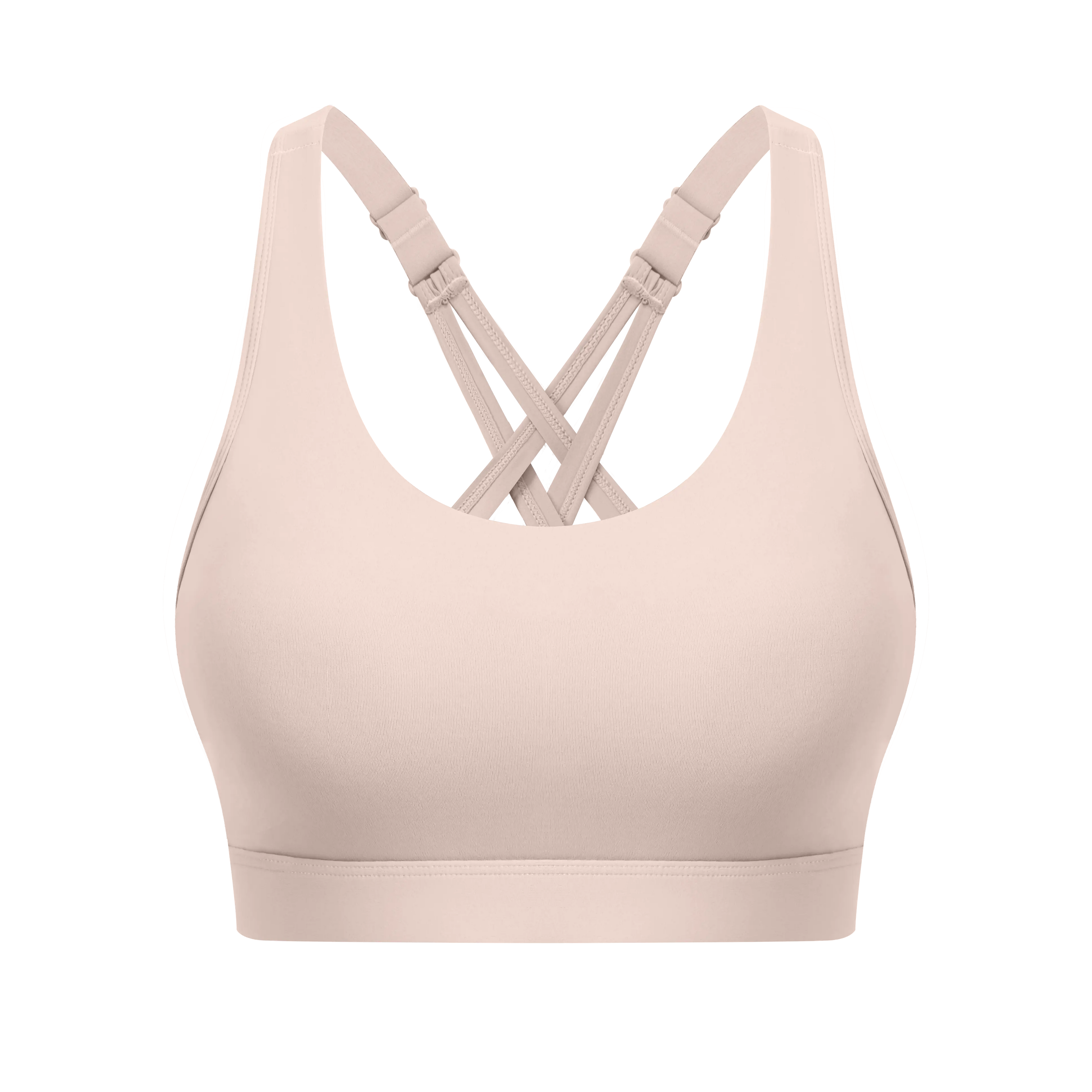 Women'S High Impact Sports Bras with Sewn in Pads,4 Row Adjustable Hook-Eye Closure,Crisscross Adjustable Straps Back,Soft and Comfortable Non-Removable Molded Cups,Women Workout Tops for Running Yoga